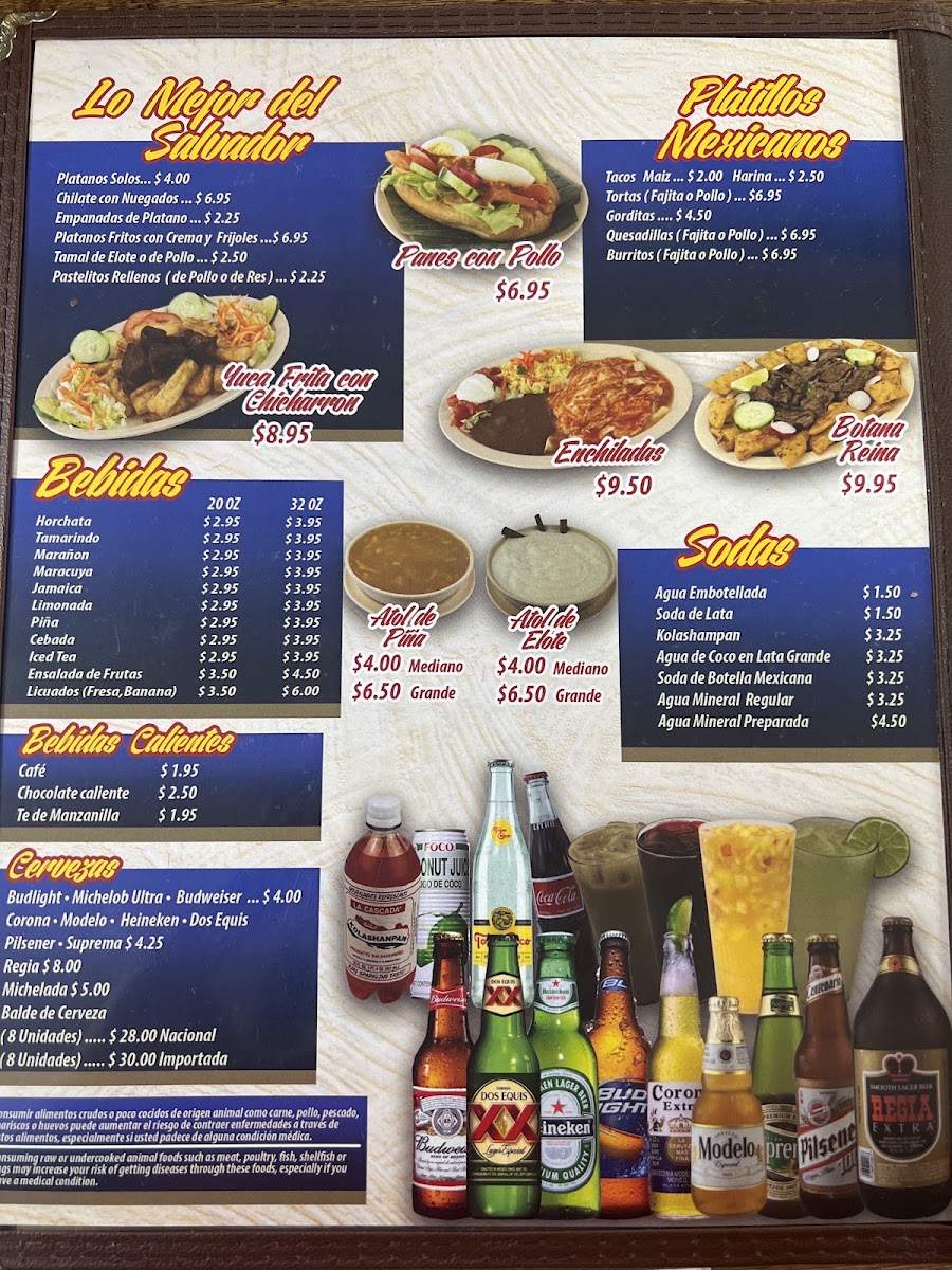 Reina's Restaurant #2 Menu - Image 6